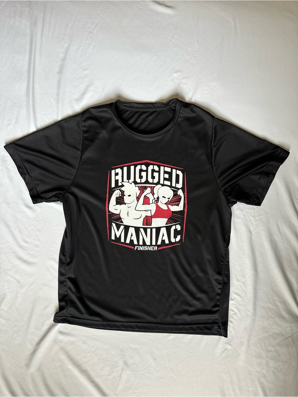 Black Short Sleeve Finisher Tee